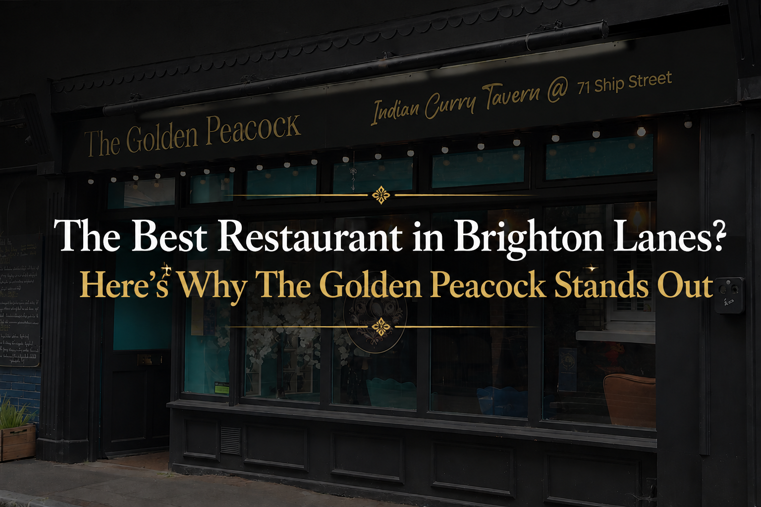 Best-Restaurant-In-Brighton-Lanes